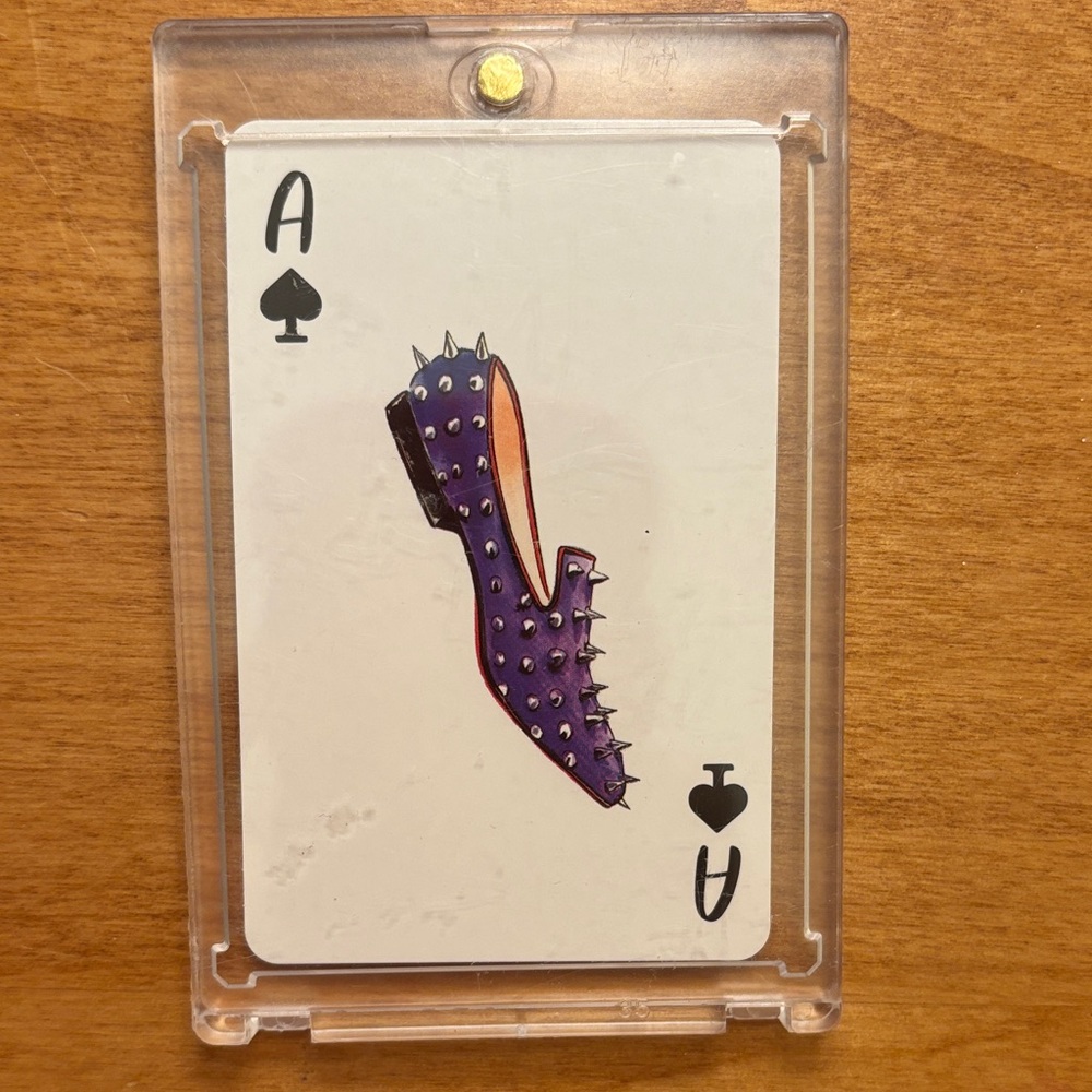 Christian Louboutin Ace of Spades in Hard Case